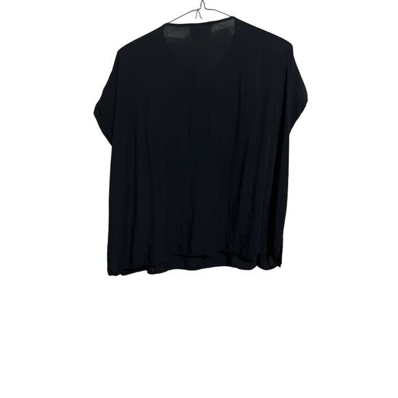 Savanna Jane Black Blouse with Vibrant Floral Embroidery - Picture 4 of 4